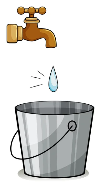 En droppe vatten — Stock vektor