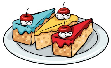 Bir tabak satılabilir kek