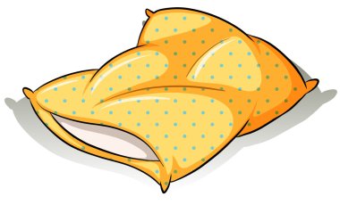 A yellow pillow