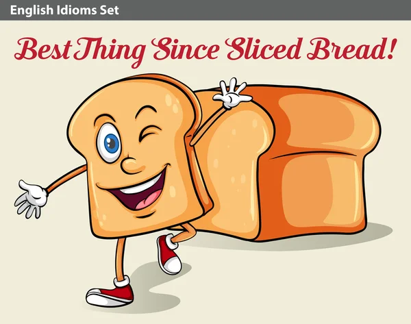 Ένα ψωμί σε φέτες — Διανυσματικό Αρχείο
