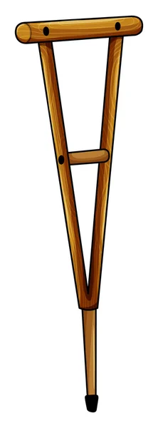 Soporte de brazo de madera — Vector de stock
