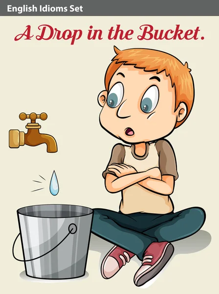 Eine einfache Skizze eines Mädchens in der Badewanne — Stockvektor