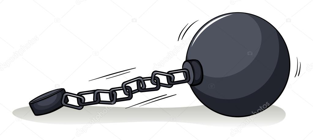 Ball with a chain