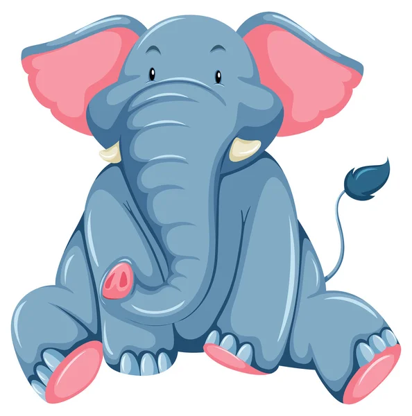 Young elephant — Stock Vector