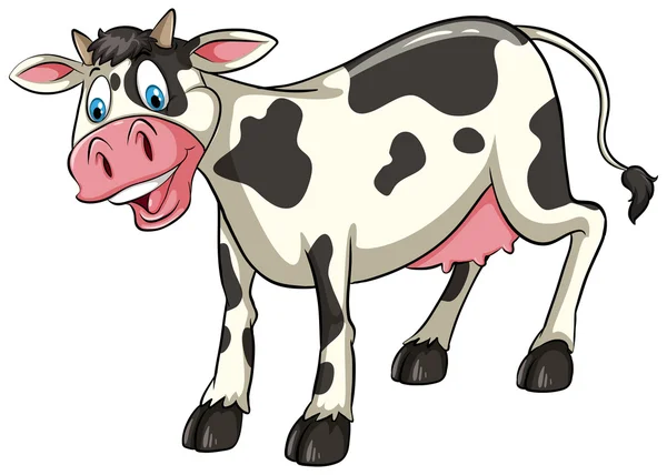 Smiling cow — Stock Vector