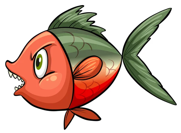 Pescado feo — Vector de stock