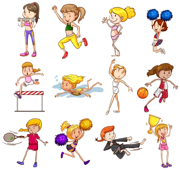 Sports set — Stock Vector