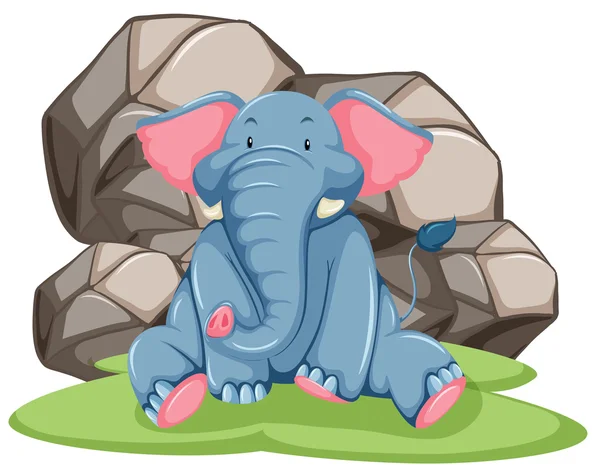 Éléphant — Image vectorielle