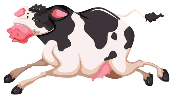 Симпатичная корова — стоковый вектор