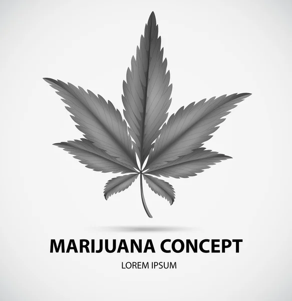 Marihuana — Stockvector