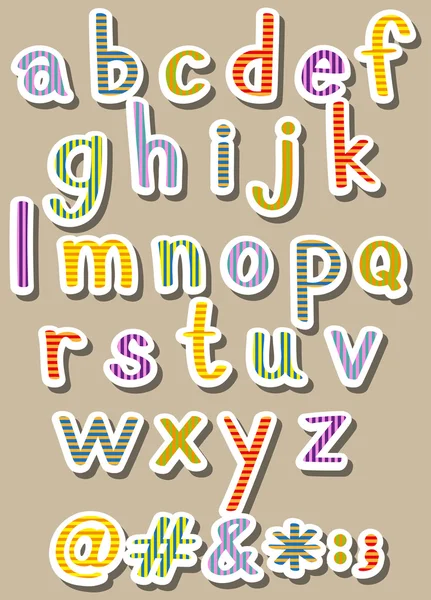 Alphabets — Image vectorielle