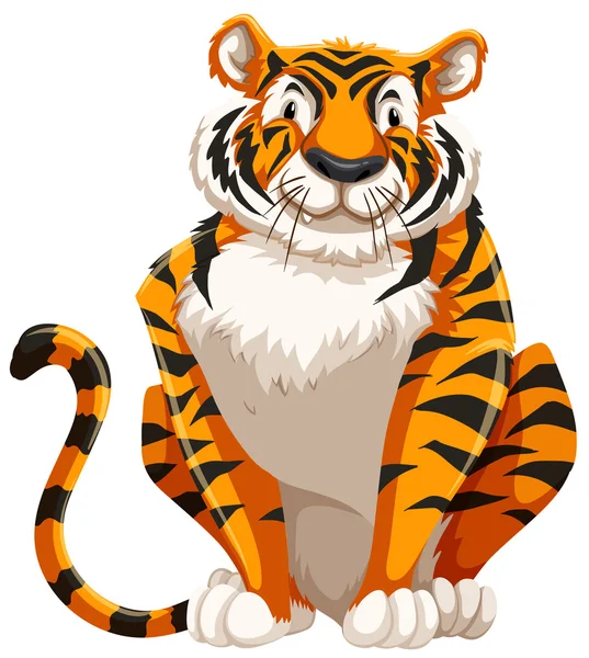 Tigre — Vector de stock