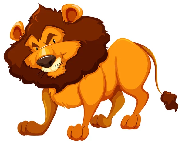 Un lion — Image vectorielle