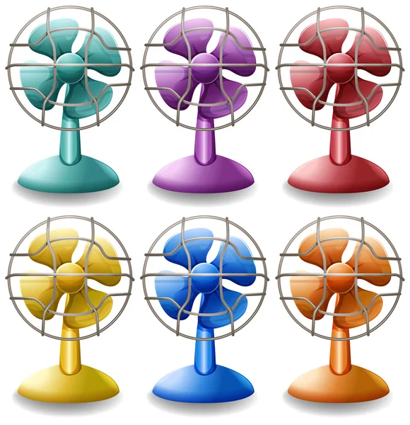 Ventilateurs électriques — Image vectorielle