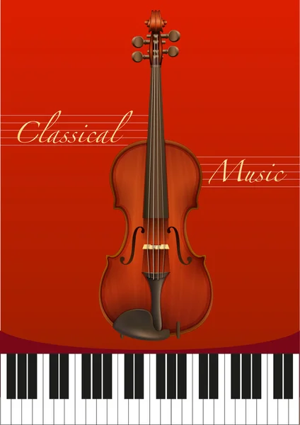 Musique classique — Image vectorielle