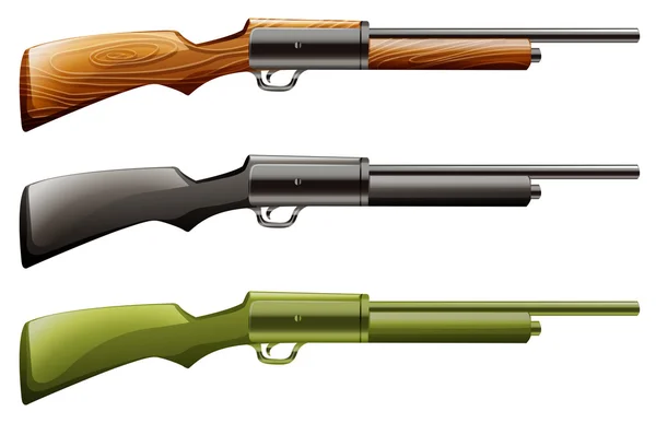 Rifles de — Vector de stock