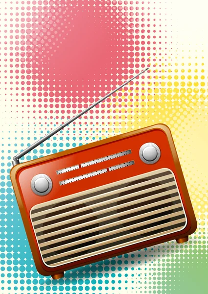 Radio. — Vector de stock