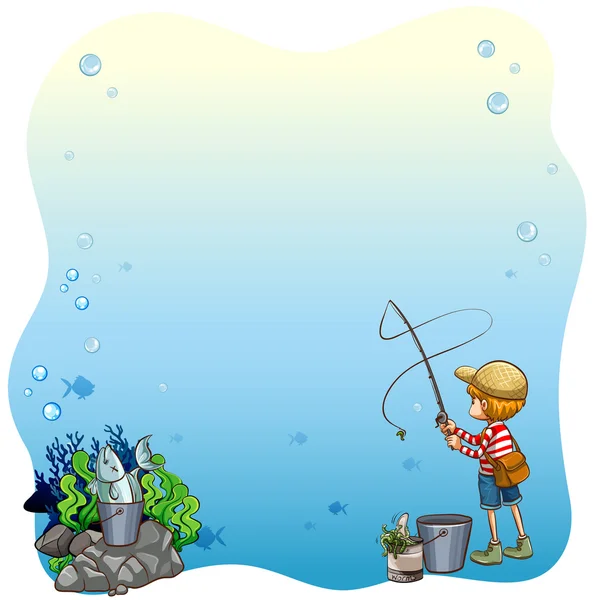 Fishing — Stock Vector