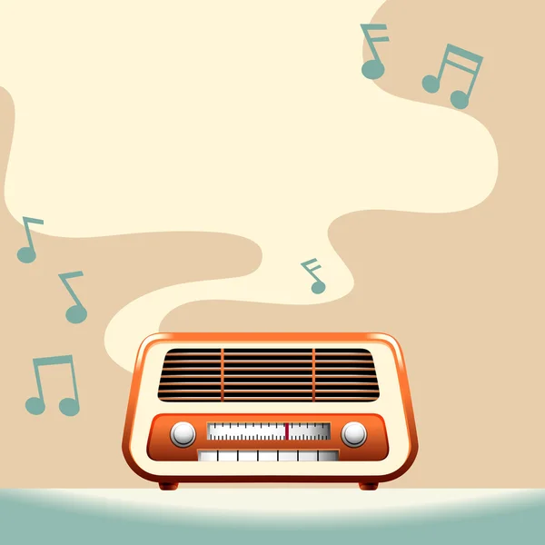 Radio. — Vector de stock