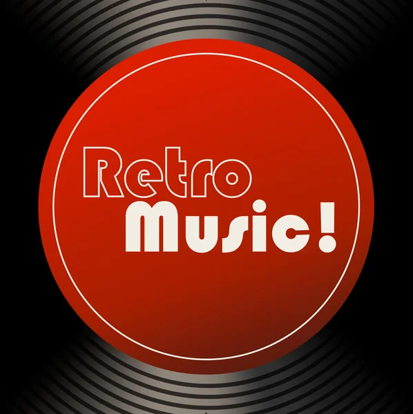 Retro müzik — Stok Vektör
