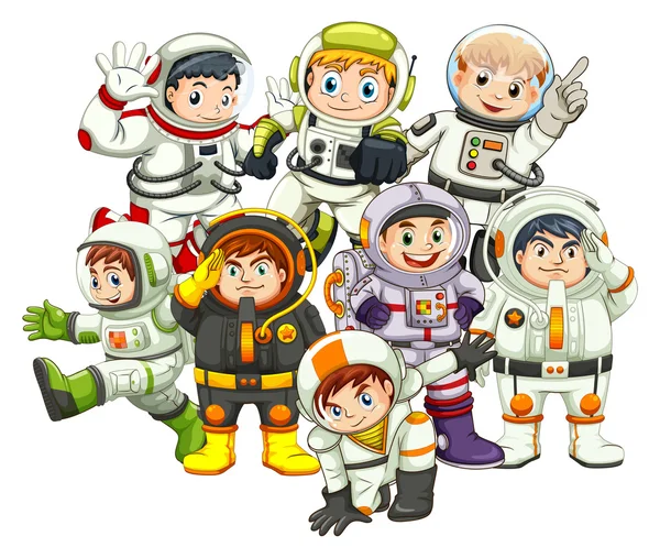 Astronauter — Stock vektor
