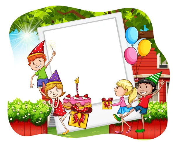 Birthday party — Stock Vector