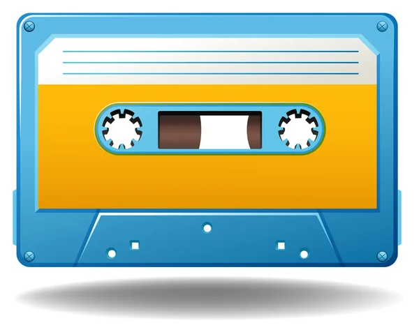 Tonbandkassette — Stockvektor