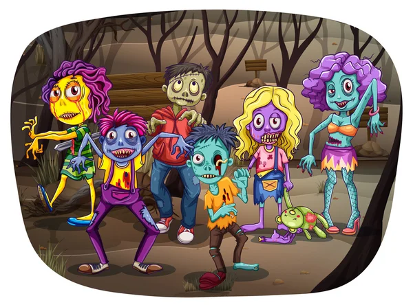 Zombies — Archivo Imágenes Vectoriales