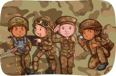 Soldiers clipart