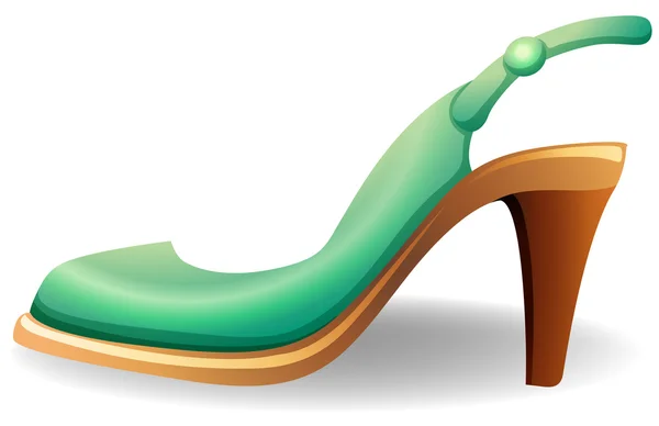 Yeşil Ayakkabı — Stok Vektör
