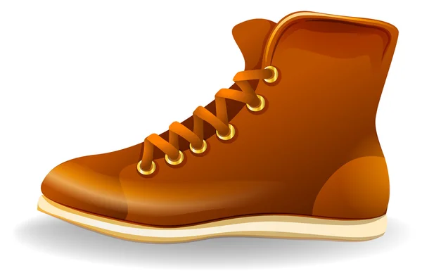 Коричнева взуття — стоковий вектор