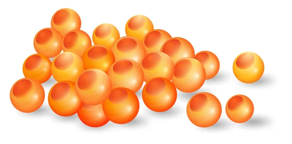 Salmon eggs — Stock Vector