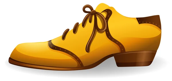 Yellow shoe — Stock Vector