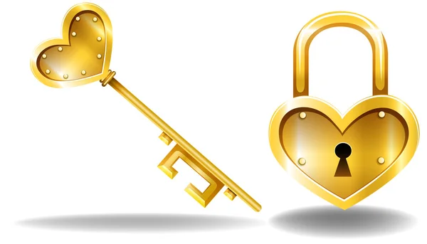 Key and Lock — Stock Vector