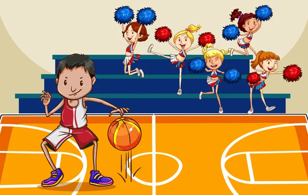 Baloncesto — Vector de stock