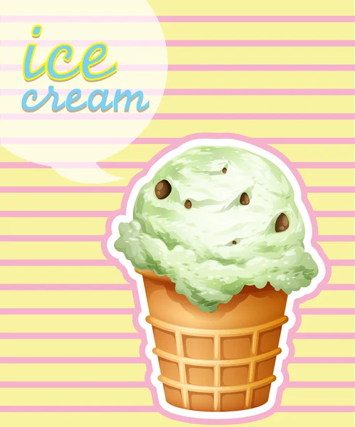 Ice cream — Stock Vector