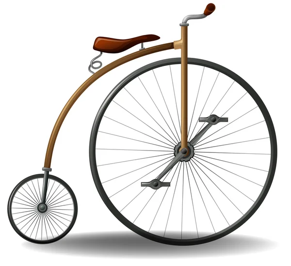 Retro fiets — Stockvector