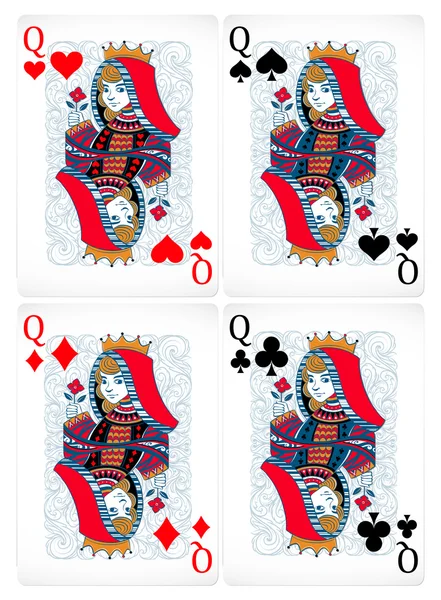 Poker cards — Stock Vector