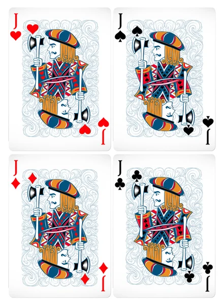 Cartes de poker — Image vectorielle