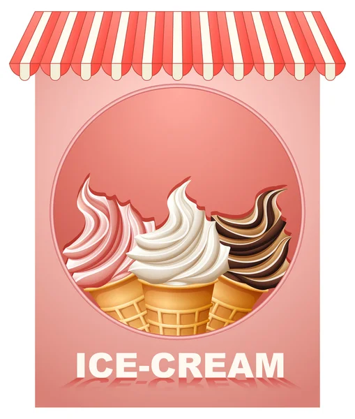 Helado — Vector de stock