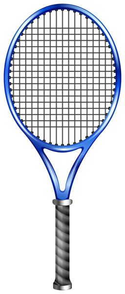 Blauer Schläger für Tennis oder Squash — Stockvektor