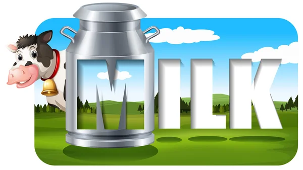 Milchprodukte — Stockvektor