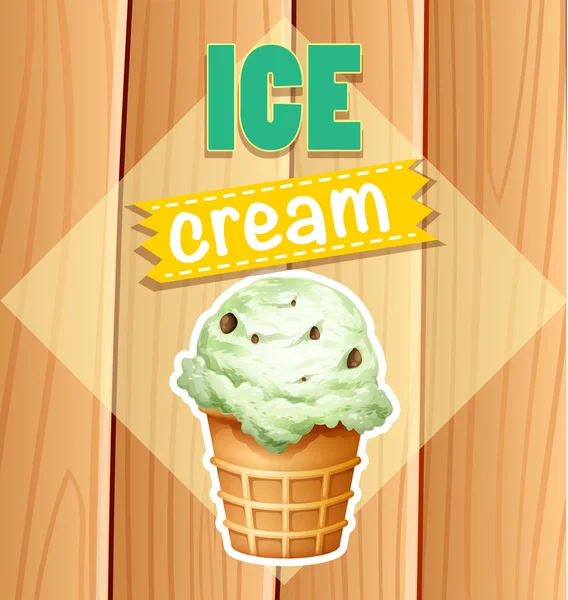 Helado — Vector de stock