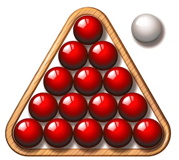 Snooker. — Vector de stock