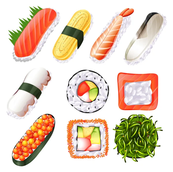 Sushi — Stock Vector