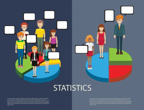 Statistik — Stockvektor