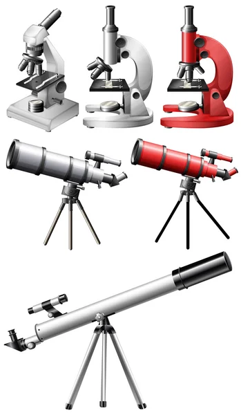 Microscópio —  Vetores de Stock