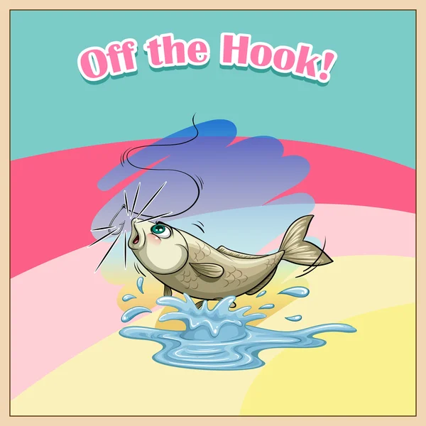 11 Off the hook idiom Stock Illustrations Depositphotos