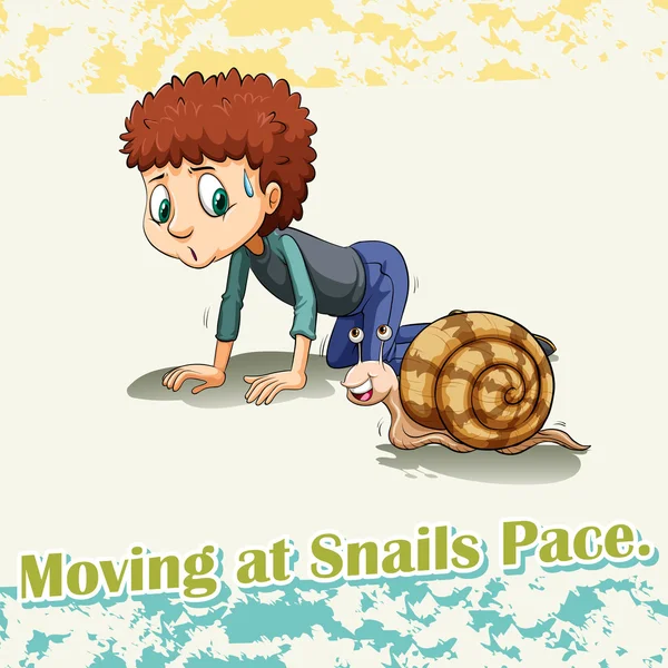 Moving at snails pace Stock Vector Image by ©blueringmedia 80478240