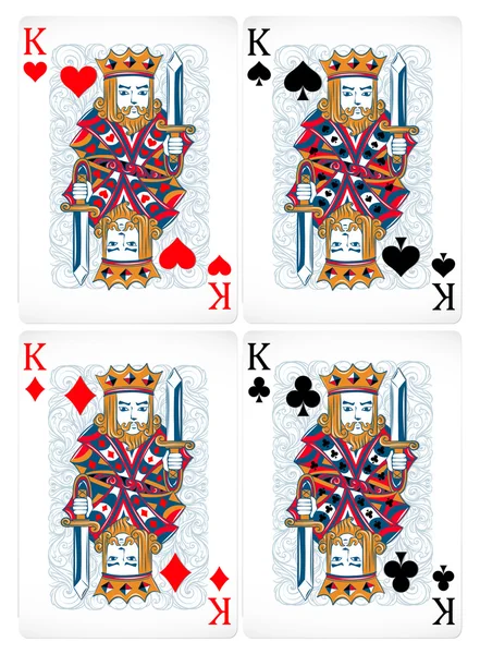 Cartes de poker — Image vectorielle